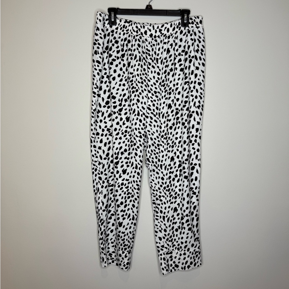 Express Black and White Patterned Pants